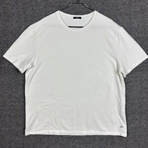 Sene Cumulus Shirt Mens XL White Heavyweight Peruvian Pima Cotton Crew Tee USA